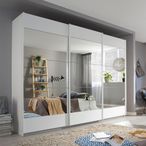 Rauch Malibu 271cm 3 Door Sliding Wardrobe - Alpine White