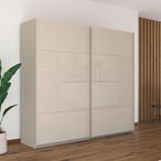 Rauch Ruga 226cm 2 Door Sliding Wardrobe - Champagne
