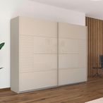 Rauch Ruga 271cm 2 Door Sliding Wardrobe - Champagne