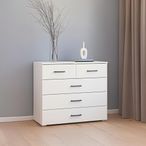 Rauch Corvo 3+2 Drawer Chest - Alpine White
