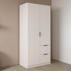 Rauch Ella 91cm 2 Door Wardrobe with Drawer - Alpine White
