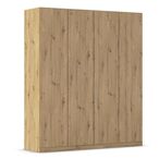 Rauch Wingview Lite 181cm 4 Door Wardrobe - Artisan Oak