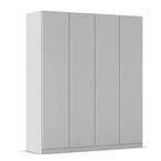 Rauch Wingview Lite 181cm 4 Door Wardrobe - Silk Grey