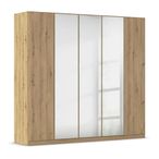 Rauch Wingview Lite 226cm 5 Door Wardrobe with Mirror - Artisan Oak
