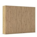 Rauch Wingview Lite 271cm 6 Door Wardrobe - Artisan Oak