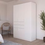 Rauch Maika 136cm 5 Door Wardrobe - H 210cm - Alpine White
