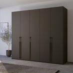 Rauch Skat Pure 251cm 5 Door Wardrobe - Graphite