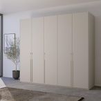 Rauch Skat Pure 251cm 5 Door Wardrobe - Silk Grey