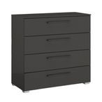 Rauch Skat Pure 4 Drawer Chest - Graphite