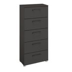 Rauch Skat Pure 5 Drawer Tall Chest - Graphite