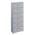 Rauch Skat Pure 6 Drawer Tall Chest - Silk Grey