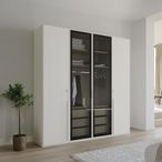 Rauch Skat Shine 201cm 4 Door Wardrobe - Alpine White