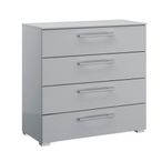 Rauch Skat Shine 4 Drawer Chest - Silk Grey
