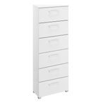 Rauch Skat Shine 6 Drawer Tall Chest - Alpine White