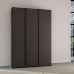Rauch Skat Meridian 151cm 3 Door Wardrobe - Graphite