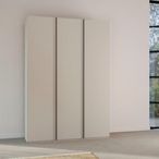 Rauch Skat Meridian 151cm 3 Door Wardrobe - Silk Grey