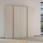Rauch Skat Meridian 201cm 4 Door Wardrobe - Silk Grey
