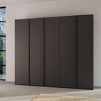 Rauch Skat Meridian 251cm 5 Door Wardrobe - Graphite