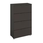 Rauch Skat Meridian 4 Drawer Narrow Chest - Graphite
