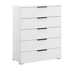 Rauch Skat Meridian 5 Drawer Chest - Alpine White