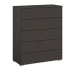 Rauch Skat Meridian 5 Drawer Chest - Graphite