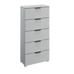 Rauch Skat Meridian 5 Drawer Tall Chest - Silk Grey