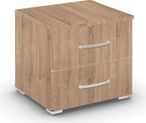 Rauch Aditio 2 Drawer Bedside Cabinet - Sonoma Oak