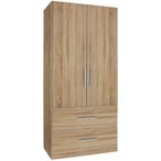 Rauch Alvor 91cm 2 Door Wardrobe - Sonoma Oak