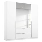 Rauch Memphis 181cm 4 Door Combi Wardrobe - Alpine White