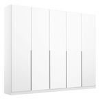 Rauch Memphis 226cm 5 Door Wardrobe - Alpine White
