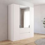 Rauch Mainz 181cm 4 Door Combi Wardrobe - Alpine White