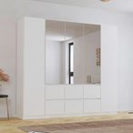 Rauch Mainz 226cm 5 Door Combi Wardrobe - Alpine White