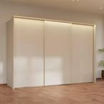Rauch Taro 301cm 3 Door Sliding Wardrobe - Champagne
