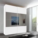 Rauch Filo 181cm 2 Door Sliding Wardrobe with Mirror - Alpine White