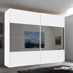 Rauch Filo 226cm 2 Door Sliding Wardrobe with Mirror - Alpine White
