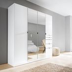 Rauch Ontario 181cm 4 Door Combi Wardrobe - Alpine White