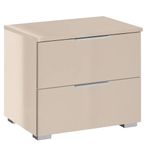 Rauch Alabama 2 Drawer Bedside Cabinet - Champagne