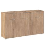 Rauch Alabama 3 Door Medium Sideboard - 120cm - Sonoma Oak
