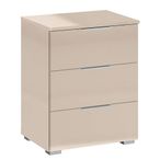 Rauch Alabama 3 Drawer Bedside Cabinet - Champagne
