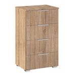 Rauch Alabama 4 Drawer Narrow Chest - Sonoma Oak