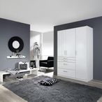 Rauch Homburg Gloss Wardrobe with Drawers - Variation Available