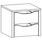 Rauch Blue Interior 2 Drawer