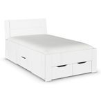Rauch Aditio 4ft Small Double Bed - High Gloss White