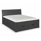 Rauch Aditio 5ft King Size Bed - High Gloss Grey