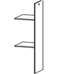 Rauch Orange 112.5cm Width Compartment Wardrobe Interior Division with 2 Shelves For Sliding Wardrobe