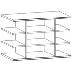 Rauch Orange 90cm Width Compartment Shelf Commitment For Sliding Wardrobe