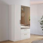 Rauch Skandi 136cm 3 Door Combi Wardrobe - Alpine White