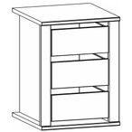 Rauch Orange Plus 50cm Width Compartment Interior 3 Drawer