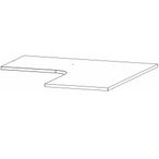 Rauch Orange Plus Corner Wardrobe Shelf