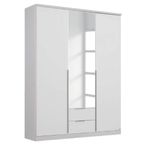 Rauch Texas 136cm 3 Door Combi Wardrobe - Alpine White